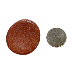 Red Goldstone Worry Stone