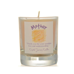 Mother Crystal Journey Glass Filled Votive Soy Candle