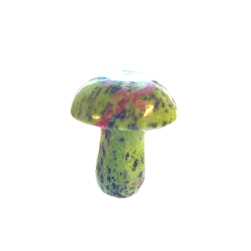 Ruby in Zoisite Mushroom