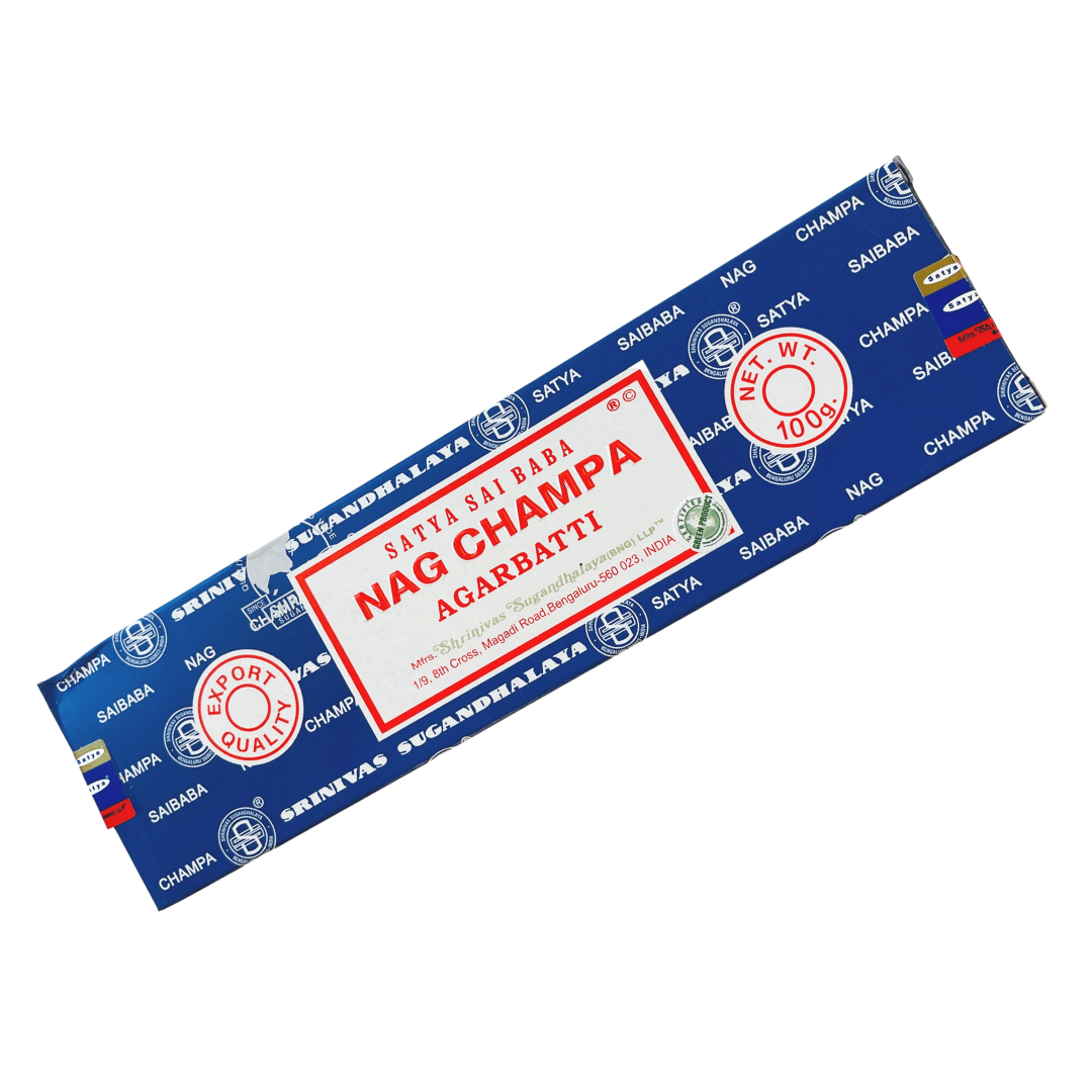 Satya Nag Champa Incense - To Quiet Your Mind for Meditation