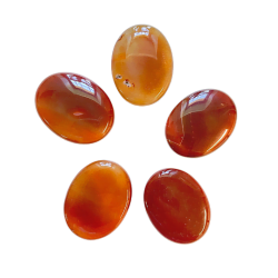 Carnelian Palm Stone 1.75 Inch