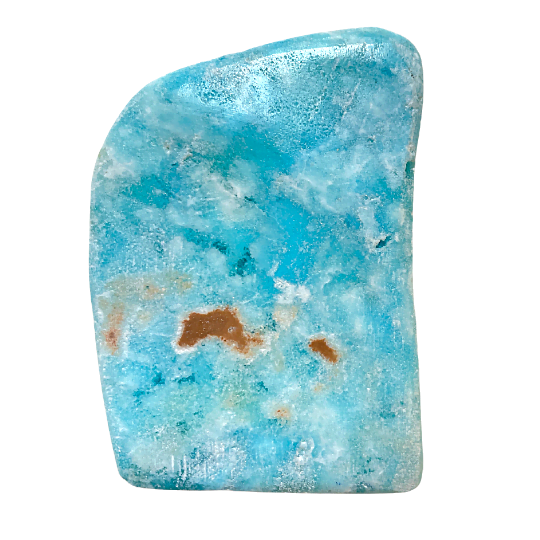 Caribbean Blue Calcite Free Form Small