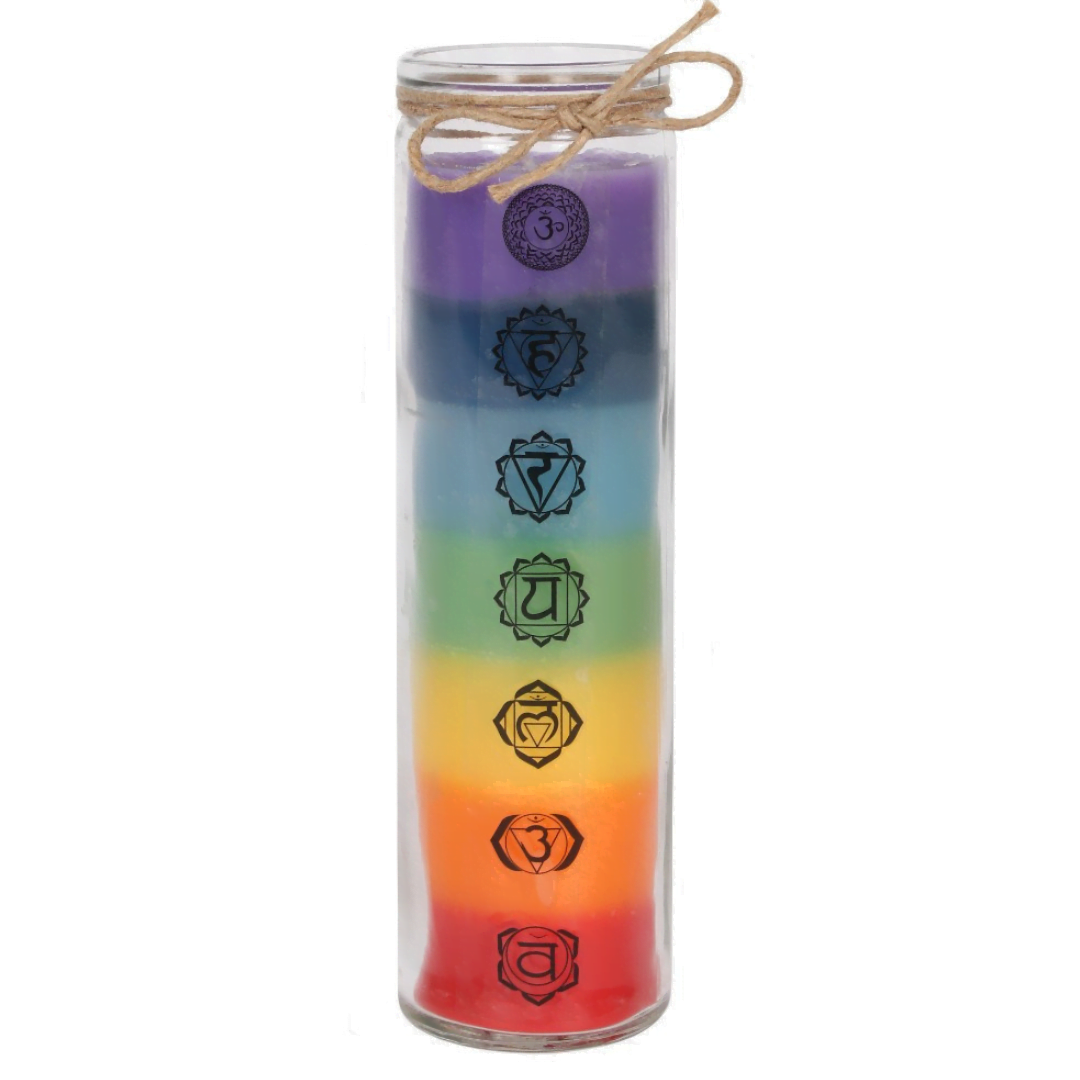 Seven Chakras Fragrant Layered Candle