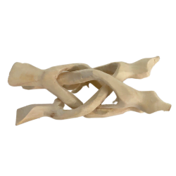 folded natural sphere stand