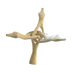 large natural sphere stand