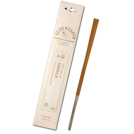 Vanilla Bamboo Incense By Herb And Earth