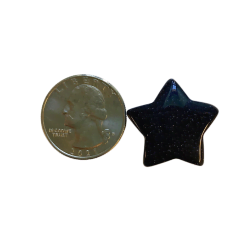 blue goldstone star with quarter