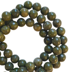 epidote with pyrite bracelet multi