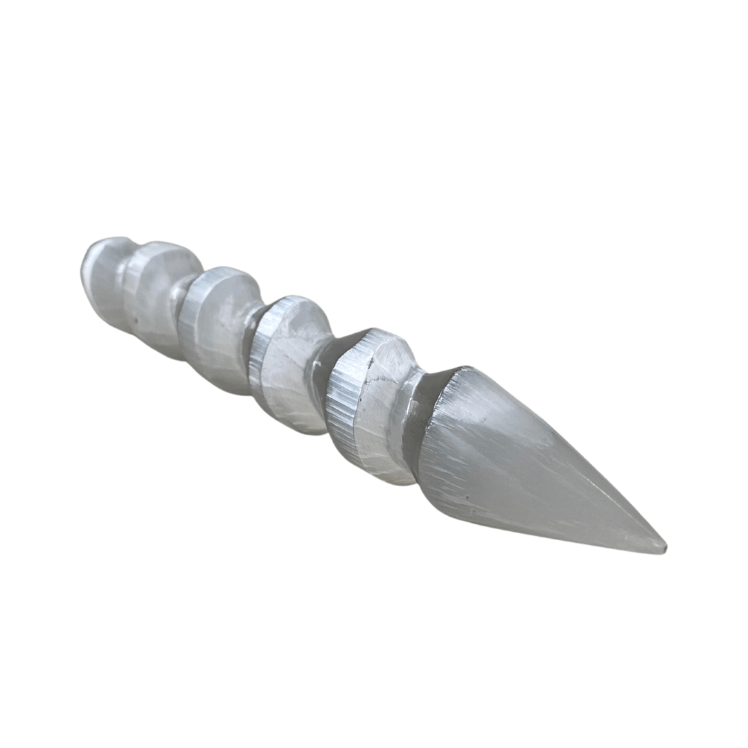 Selenite spiral wand