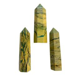 UNAKITE YELLOW CHRYSOPRASE POINT 3 - 3.5 (2)