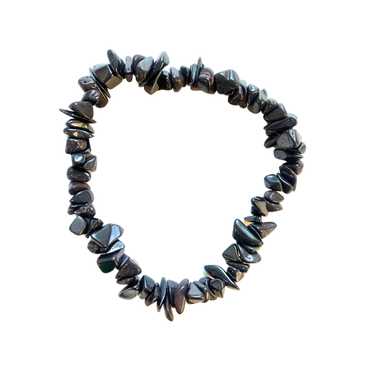Hematite Chip Bracelet