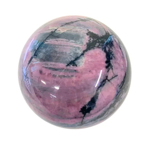 large rhodonite sphere