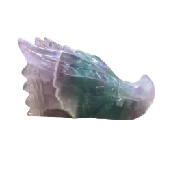 Fluorite dragon skull 2