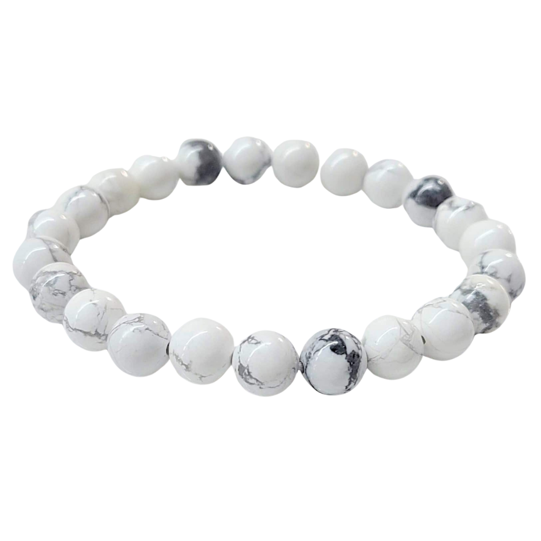 howlite bracelet 8mm