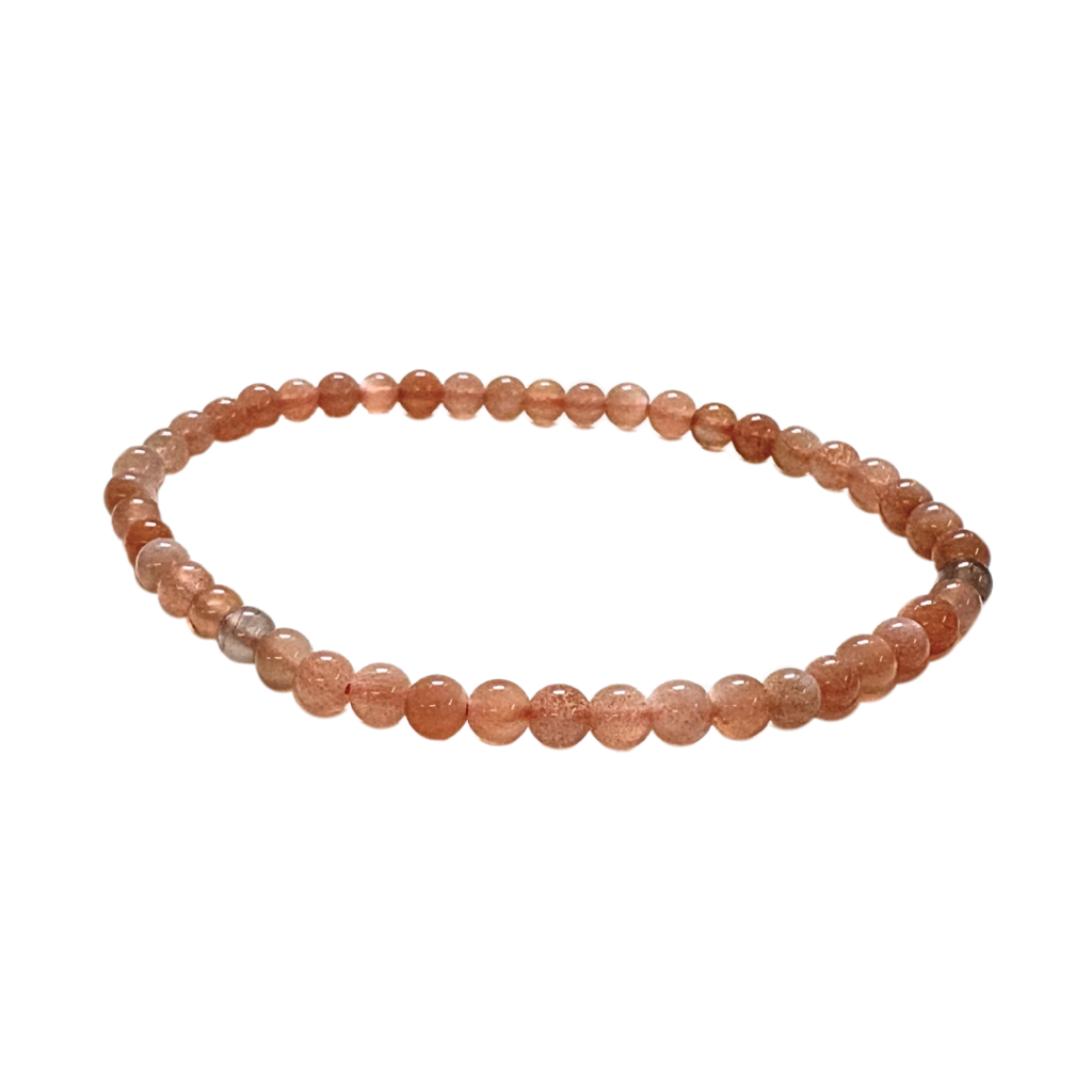 Peach Moonstone Bracelet 4mm
