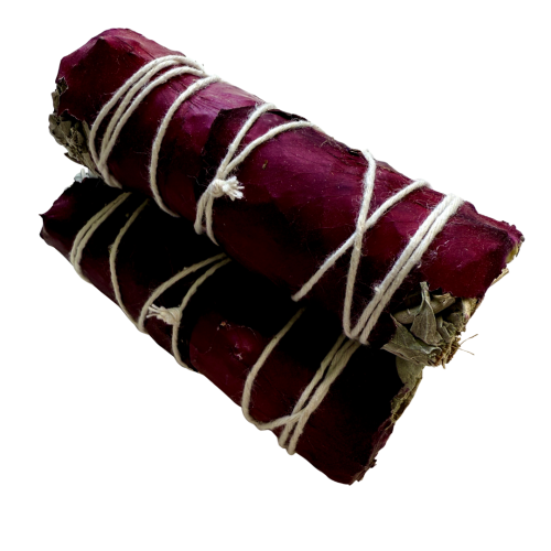 White Sage and Rose Petals Smudge 4" - Image 3
