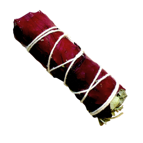 White Sage and Rose Petals Smudge 4
