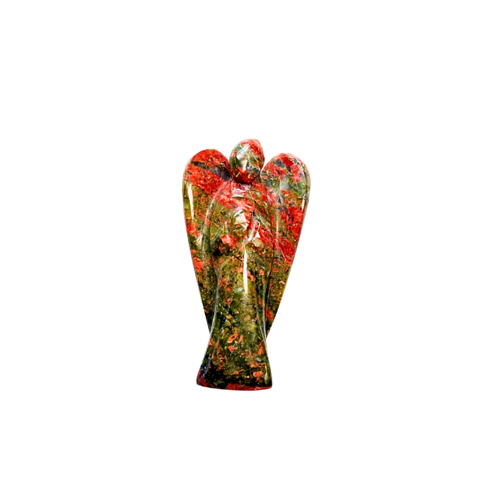 unakite angel front 2 inches
