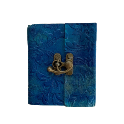Blue Embossed Journal 3 x 4