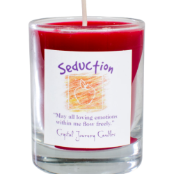 Seduction Crystal Journey Glass Filled Votive Soy Candle